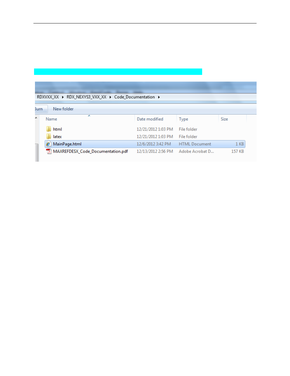 Code documentation | Maxim Integrated Fremont (MAXREFDES6) Nexys 3 User Manual | Page 19 / 21