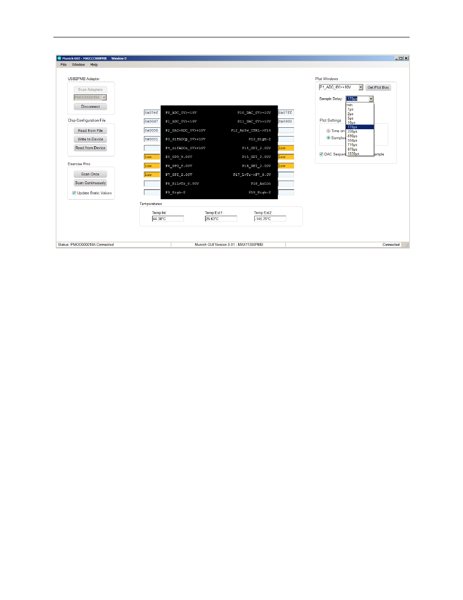 Maxim Integrated MAX11300PMB1 Peripheral Module and Munich (USB2PMB1) Adapter Board User Manual | Page 15 / 37