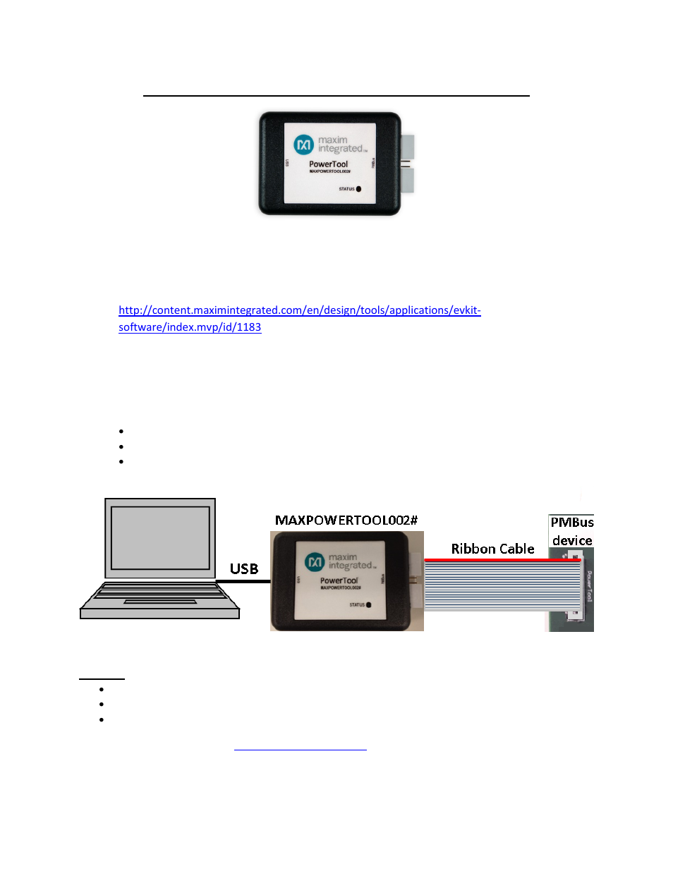 Maxim Integrated PowerTool MAXPOWERTOOL002 User Manual | 1 page