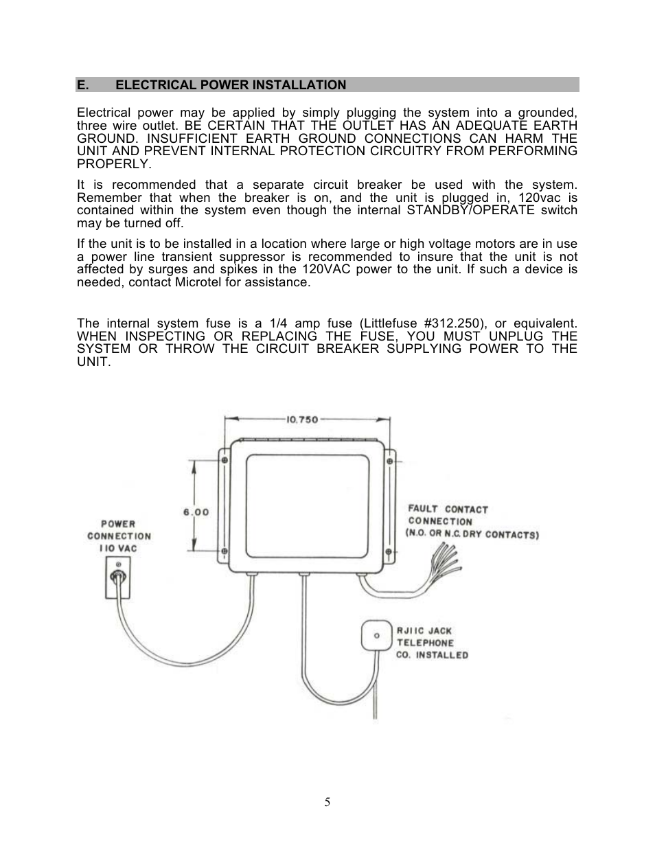 Microtel Series 100 User Manual | Page 9 / 28