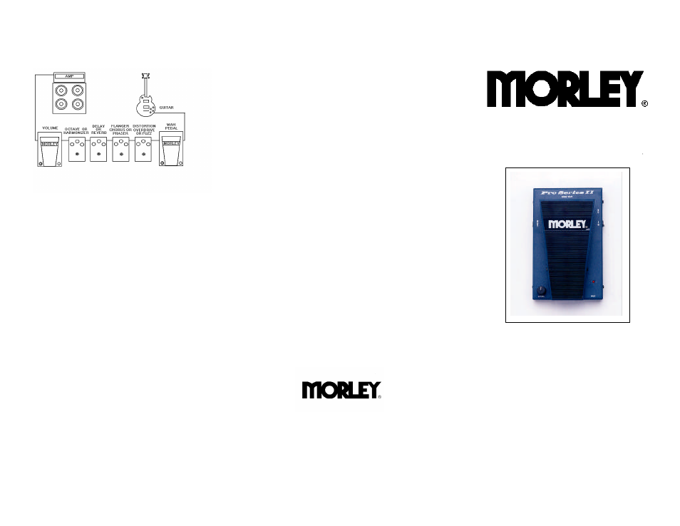 Bass wah, Model pba | Morley BASS WAH (PBA) User Manual | Page 2 / 2