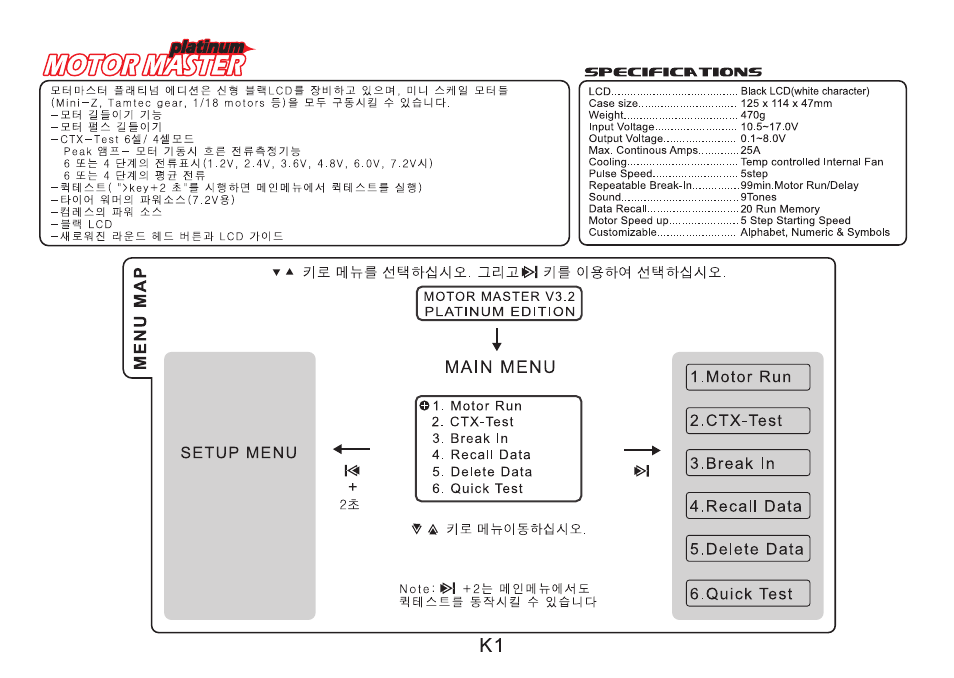 Muchmore Motor Master (PT-CTXM3) User Manual | Page 3 / 32