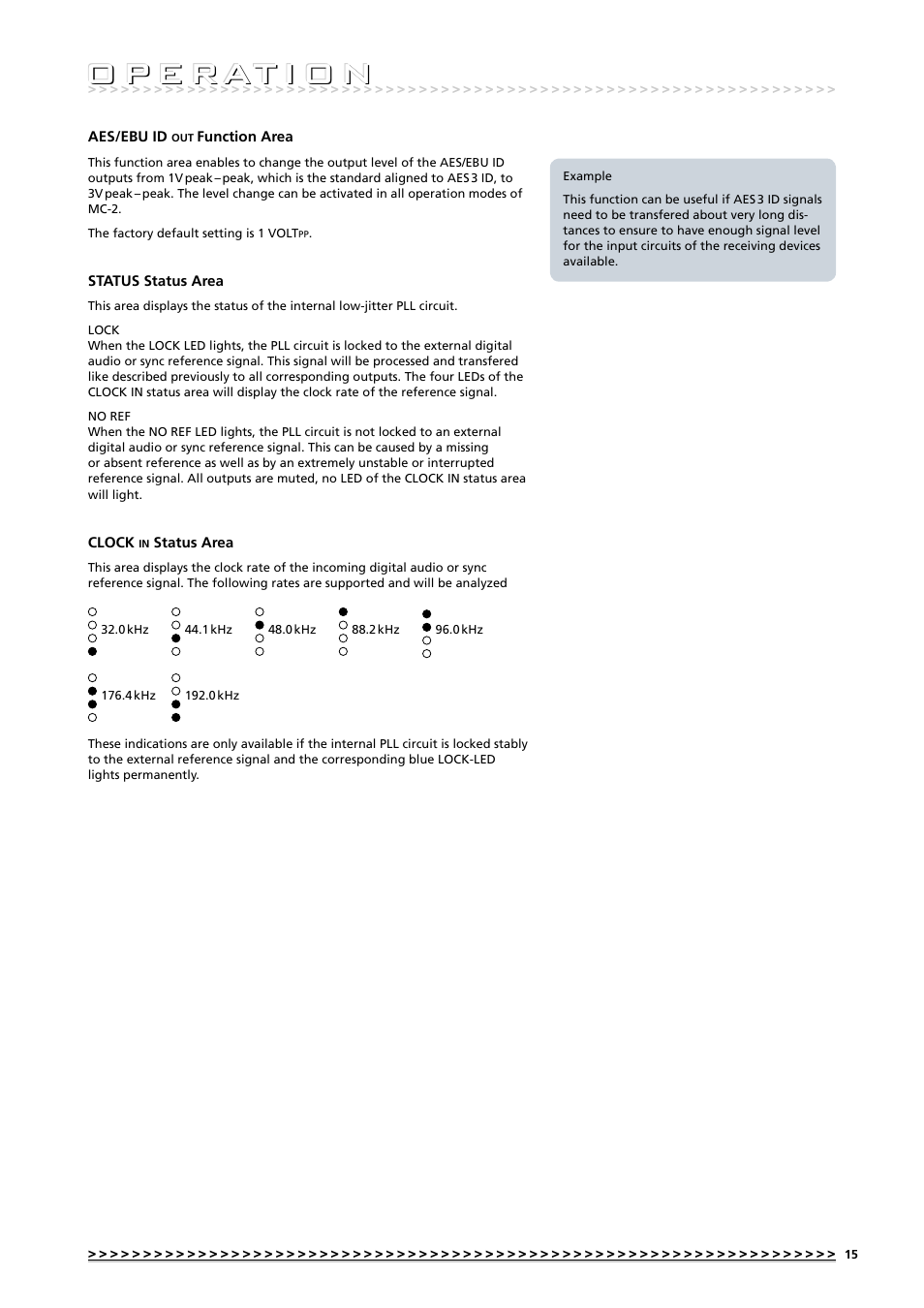 O p e rat i o n | MUTEC MC-2 User Manual | Page 15 / 20