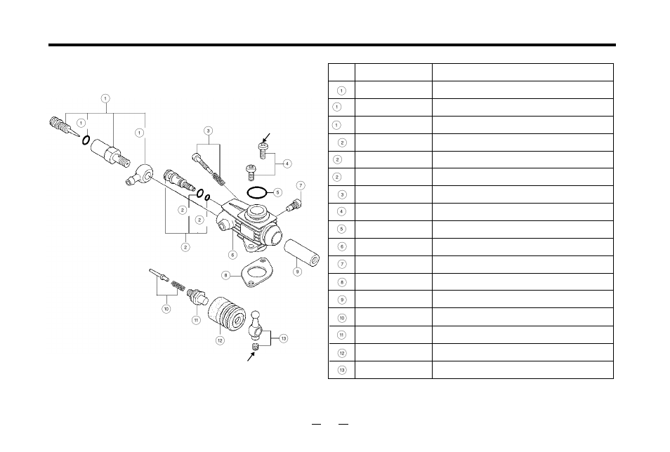 10f carburetor exploded view & parts list | O.S. Engines 15LD-X User Manual | Page 24 / 29