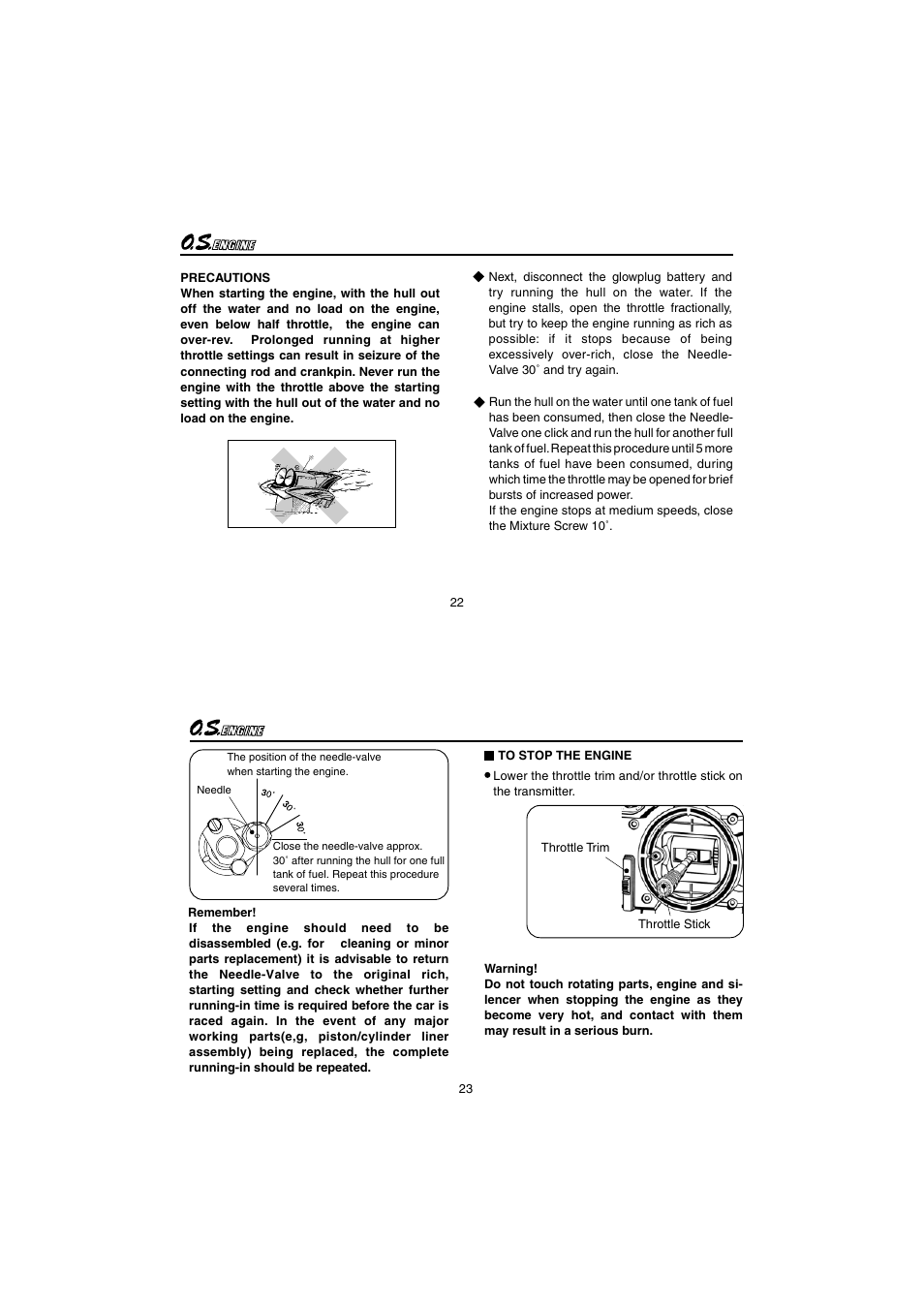 O.S. Engines 21XZ-M User Manual | Page 12 / 20