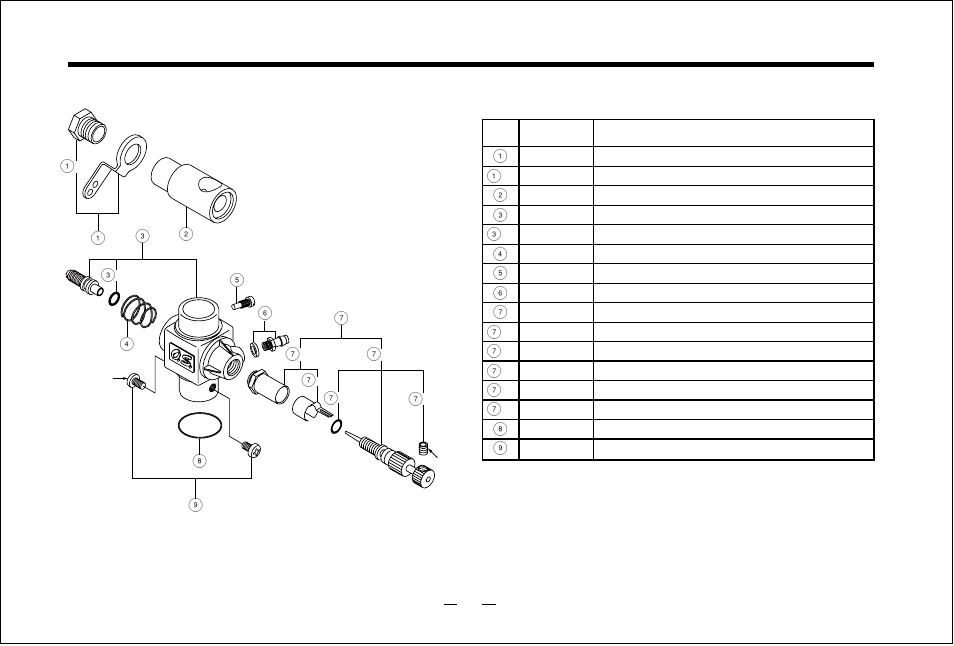 Carburetoer parts list & exploded view | O.S. Engines 46FX-H Ring User Manual | Page 27 / 30