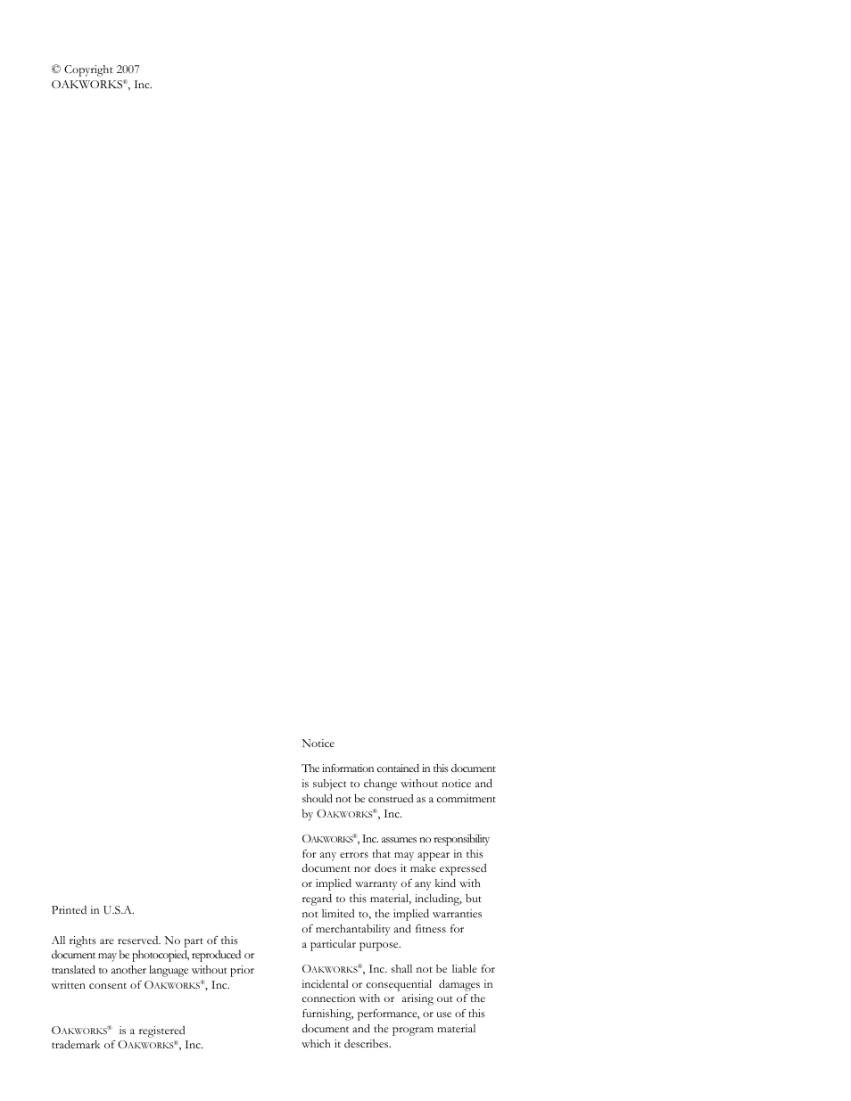 Oakworks Marina User Manual | Page 2 / 16