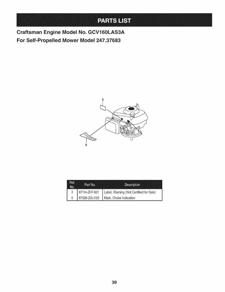 Craftsman 247.37683 User Manual | Page 39 / 68