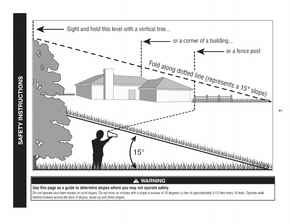 A warning, Gotten, Or a fence post | Craftsman 247.37683 User Manual | Page 7 / 68
