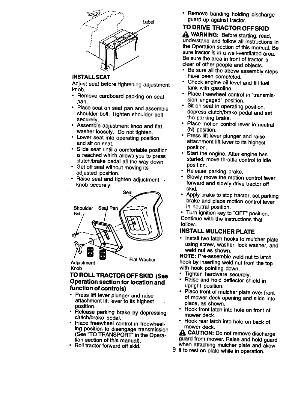 Craftsman 917.270860 User Manual | Page 9 / 60