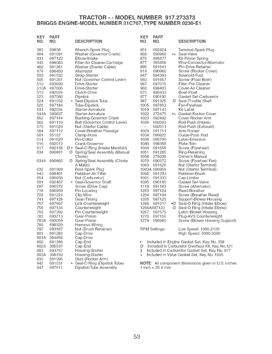 Craftsman 917.273373 User Manual | Page 53 / 56