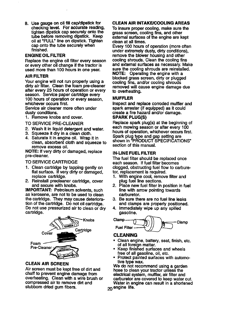 Craftsman 917.271910 User Manual | Page 20 / 56