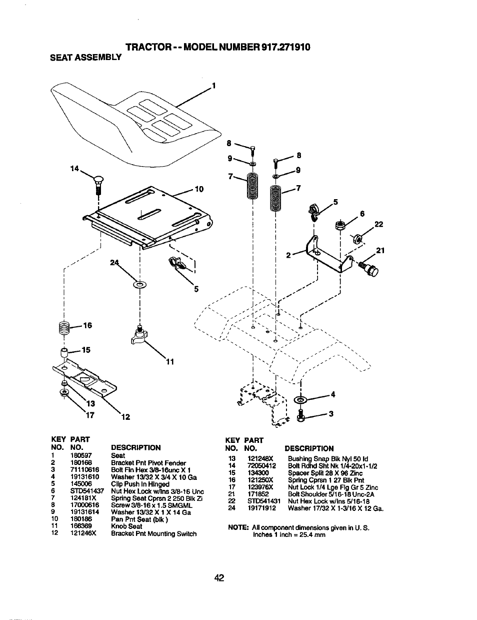 Craftsman 917.271910 User Manual | Page 42 / 56