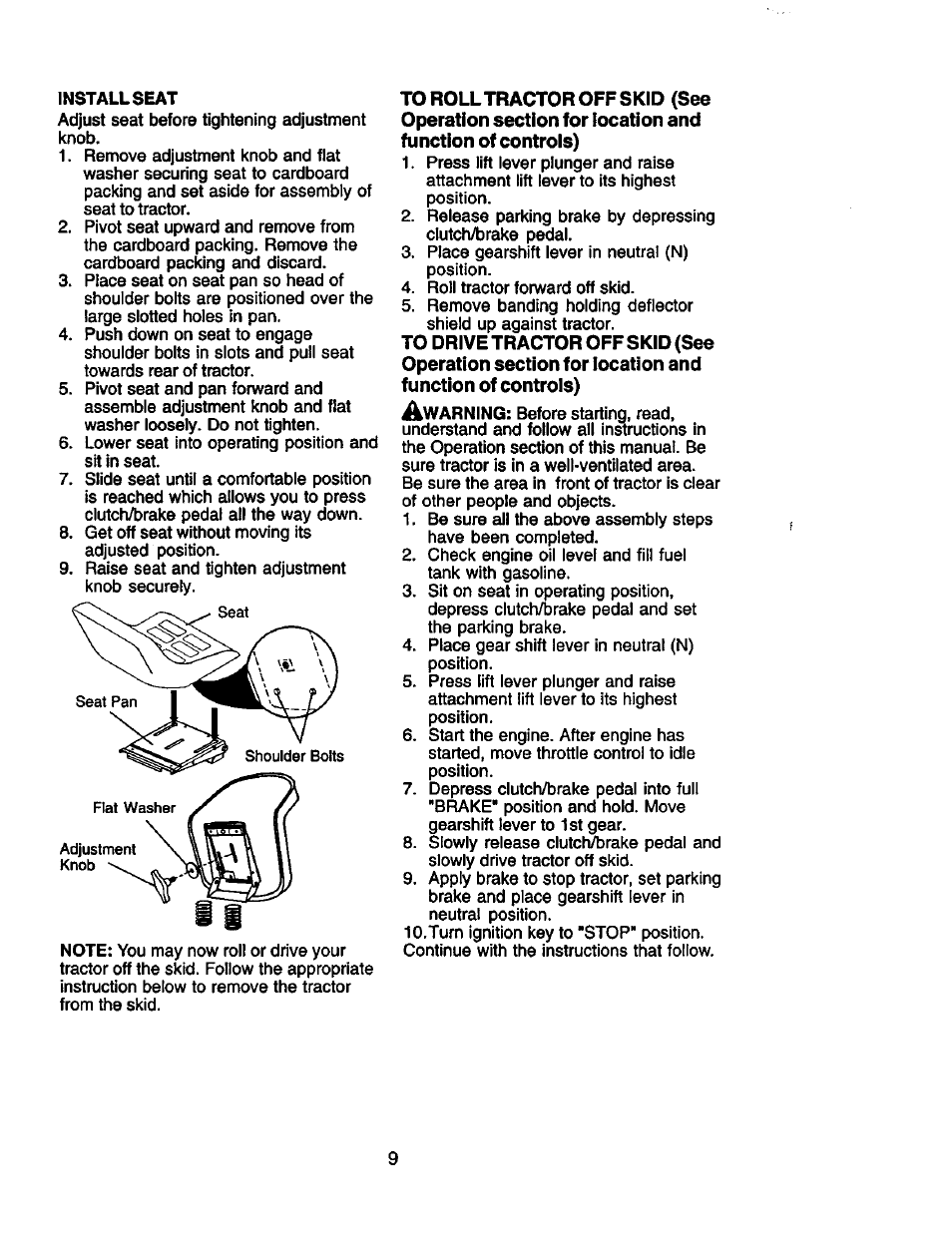 Craftsman 917.271910 User Manual | Page 9 / 56