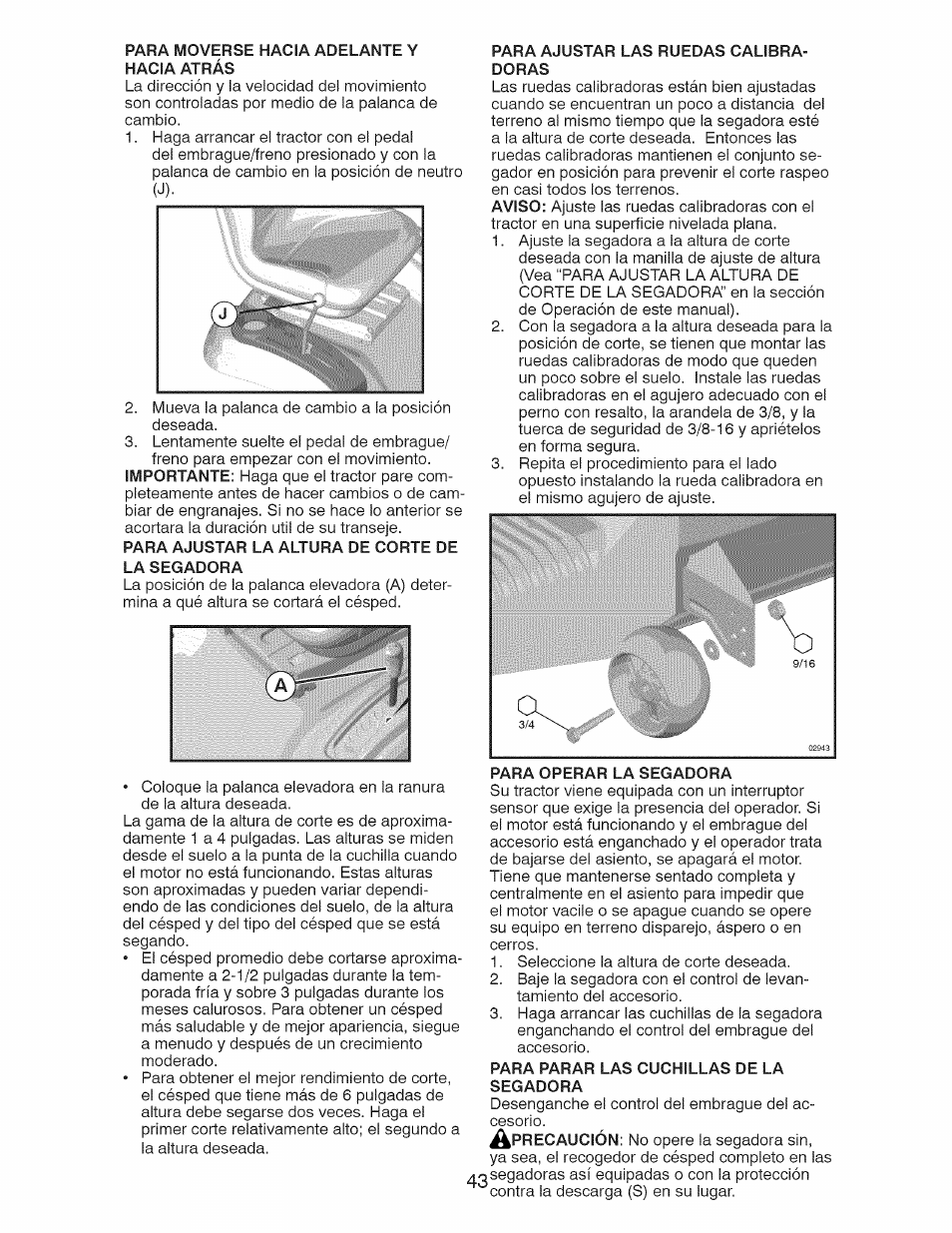 Craftsman 917.28925 User Manual | Page 43 / 64