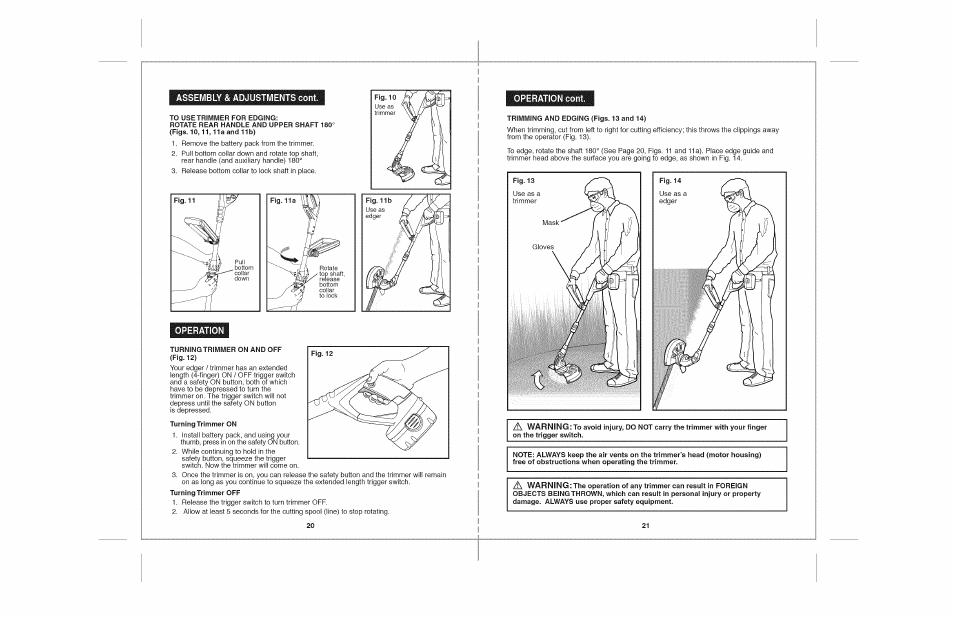 Assembly & adjustments cont | Craftsman 172.74815 User Manual | Page 11 / 17