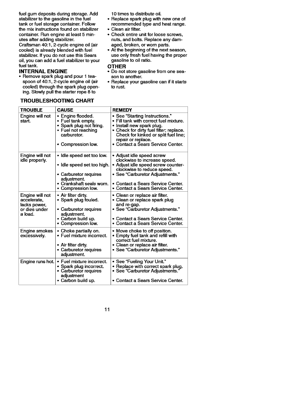 Craftsman 358.796100 User Manual | Page 11 / 13