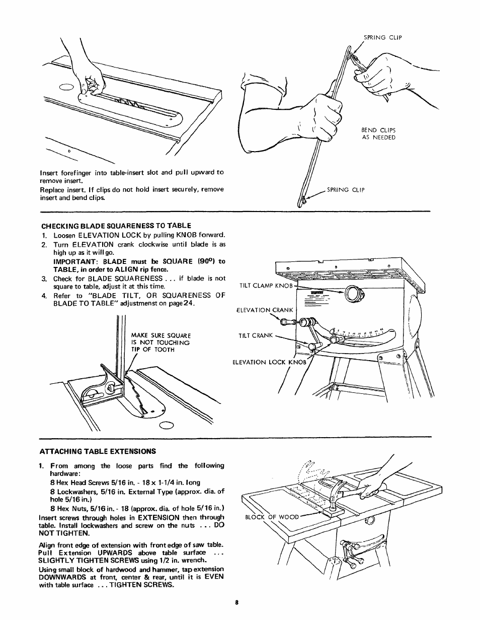 Craftsman 113.24181 User Manual | Page 8 / 40