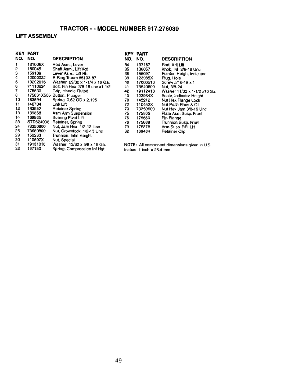 Craftsman 917.276030 User Manual | Page 49 / 64