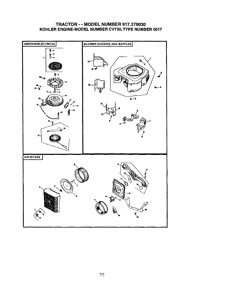 Craftsman 917.276030 User Manual | Page 56 / 64
