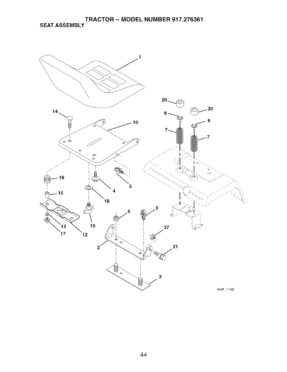 Craftsman 917.276361 User Manual | Page 44 / 64