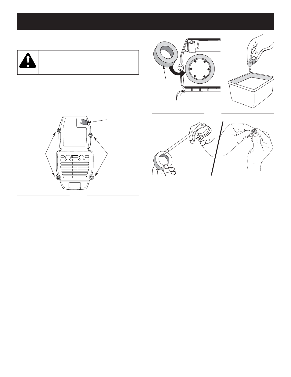 Warning, Maintenance and repair instructions | Craftsman 316.292561 User Manual | Page 13 / 40