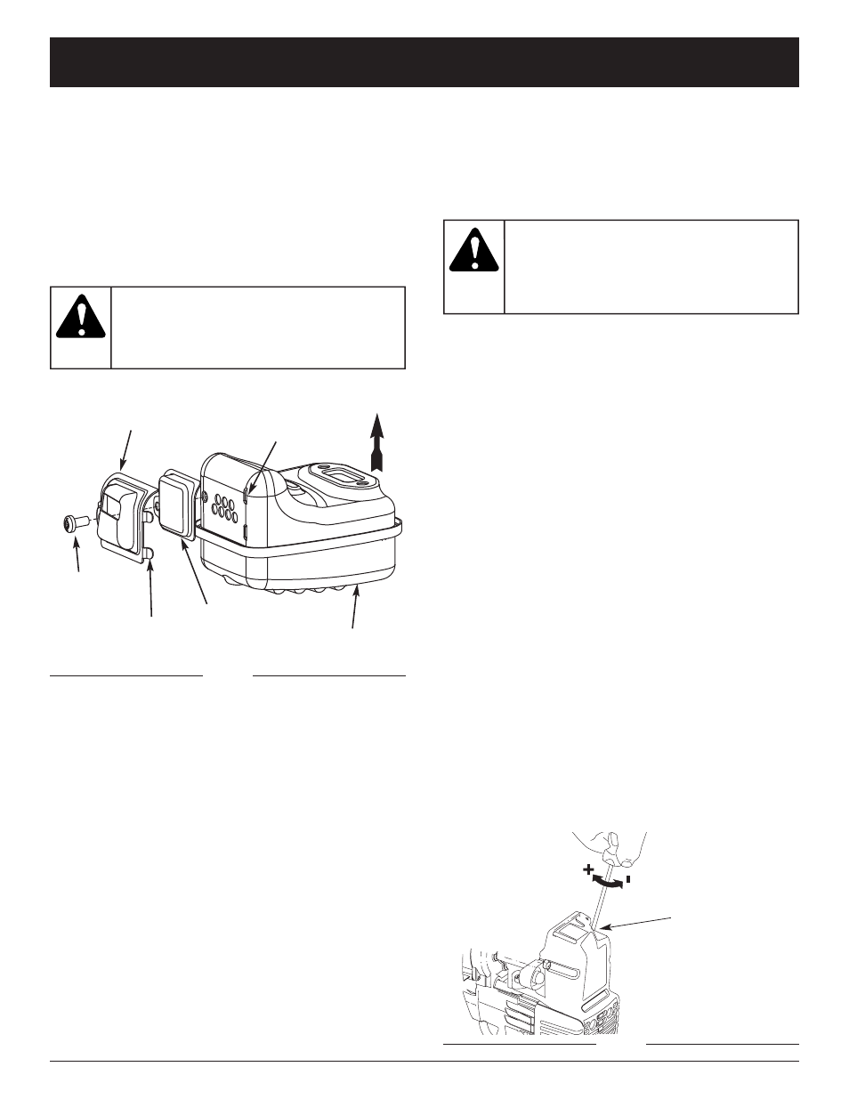 Advertencia, Instrucciones de mantenimiento y reparacion | Craftsman 316.292561 User Manual | Page 31 / 40