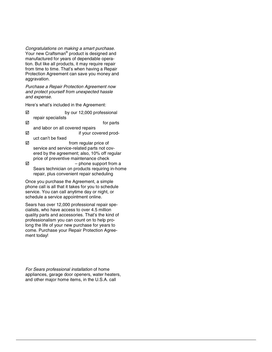Craftsman 316.292561 User Manual | Page 39 / 40