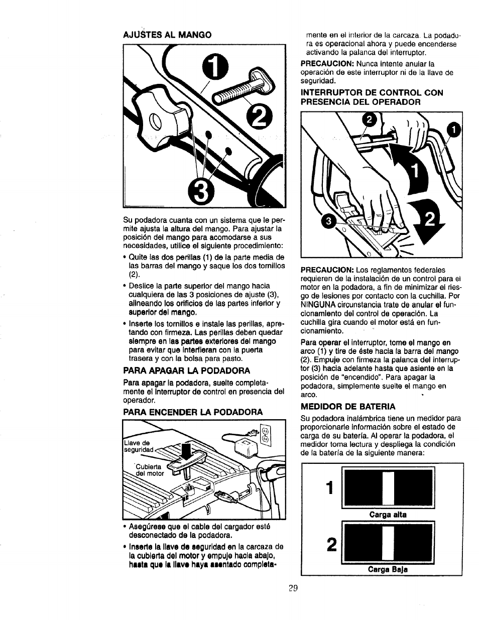 1 m n | Craftsman 900.370520 User Manual | Page 29 / 40
