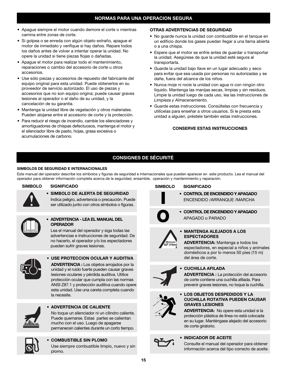 Craftsman 316.79189 User Manual | Page 15 / 28