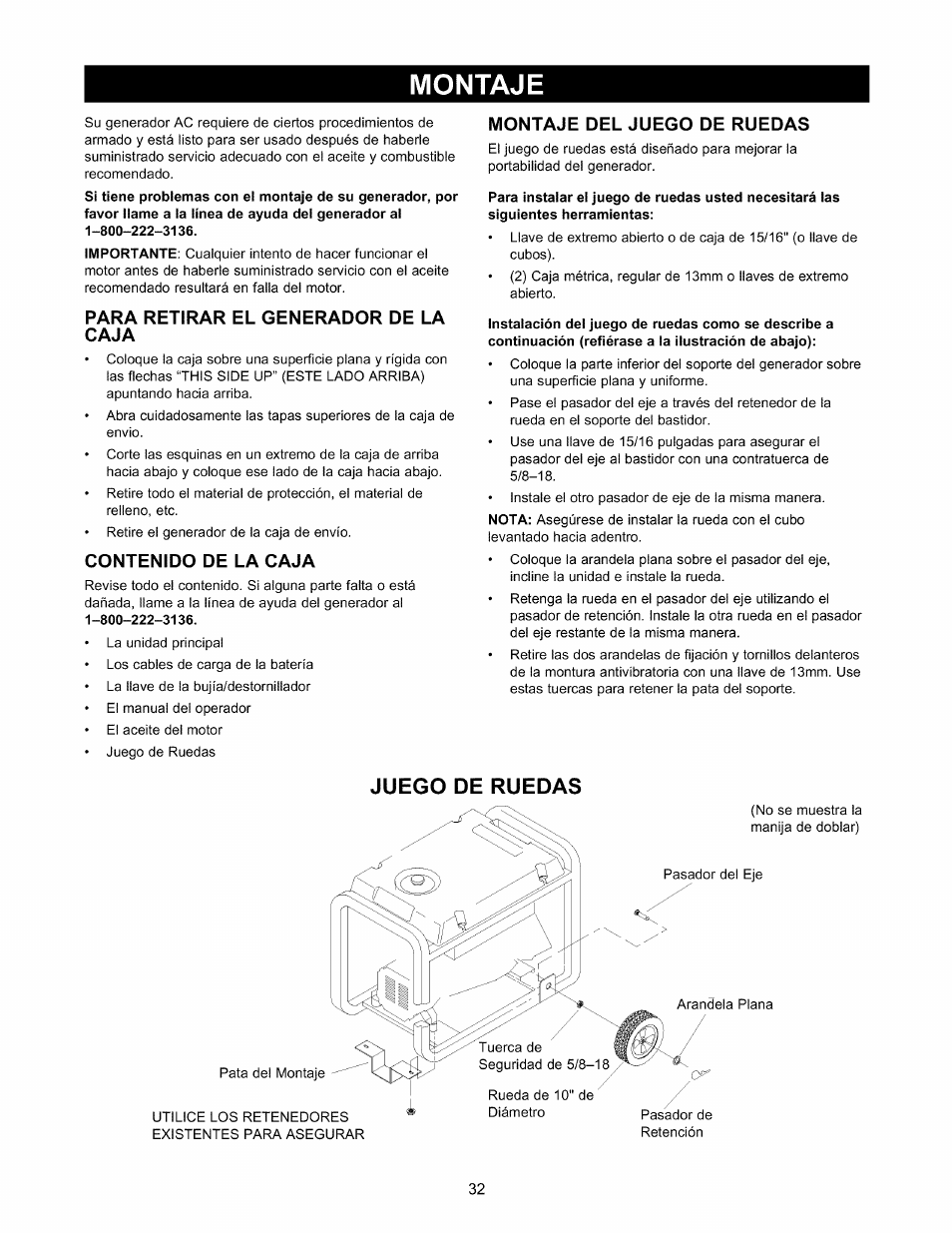 Craftsman 580.327141 User Manual | Page 32 / 48