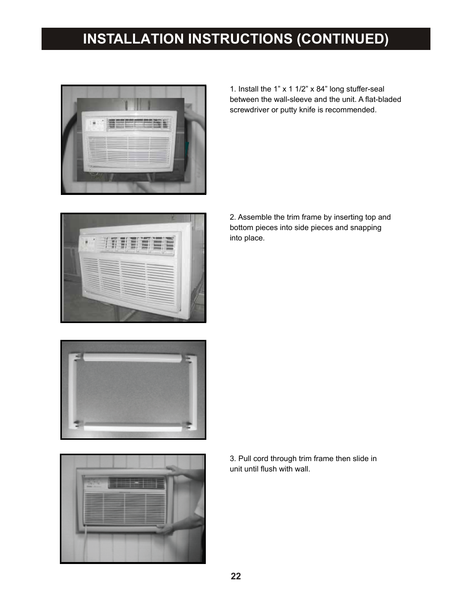 Installation instructions (continued) | Perfect Aire PATWH14002 User Manual | Page 23 / 26