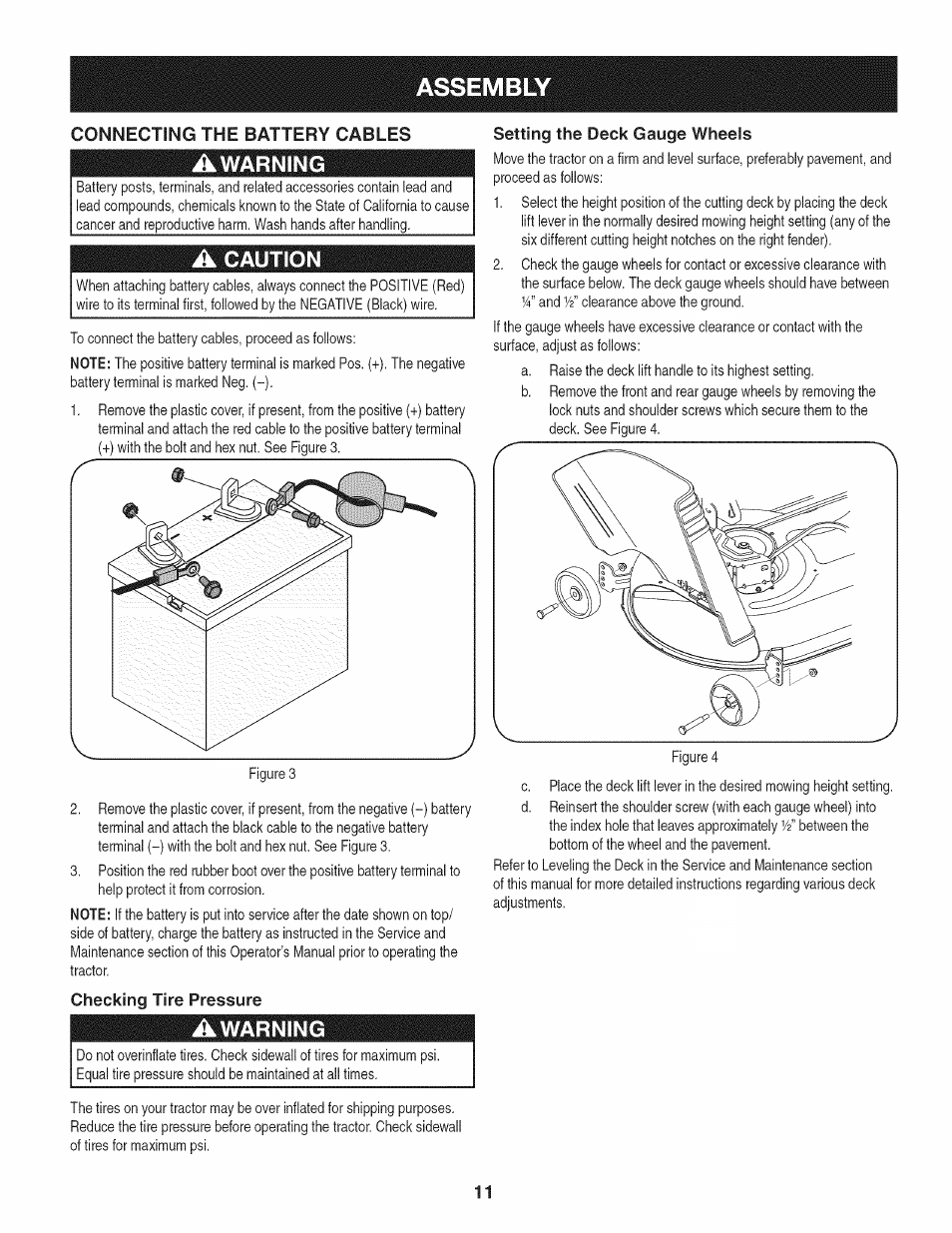 Assembly, A caution | Craftsman 247.28672 User Manual | Page 11 / 100