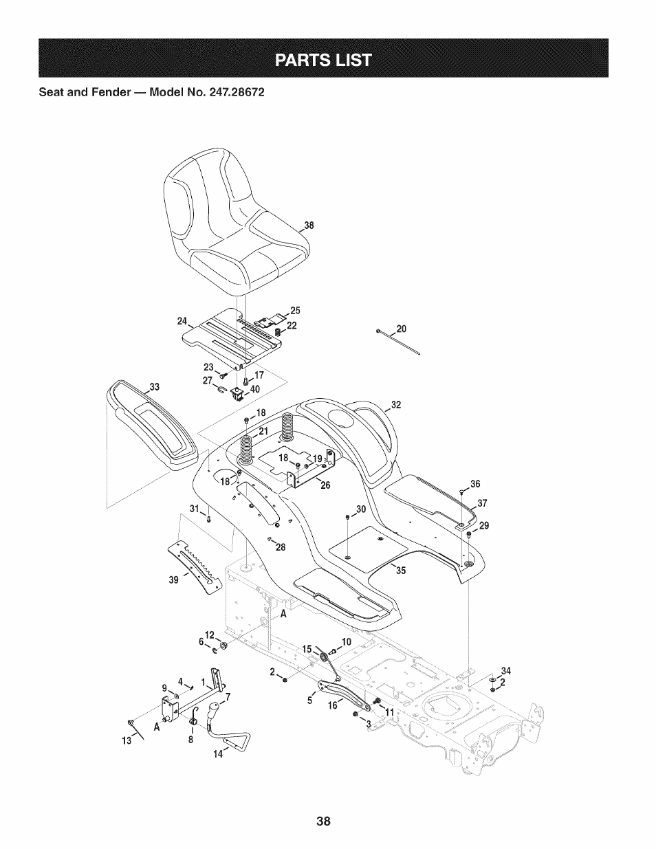 Craftsman 247.28672 User Manual | Page 38 / 100