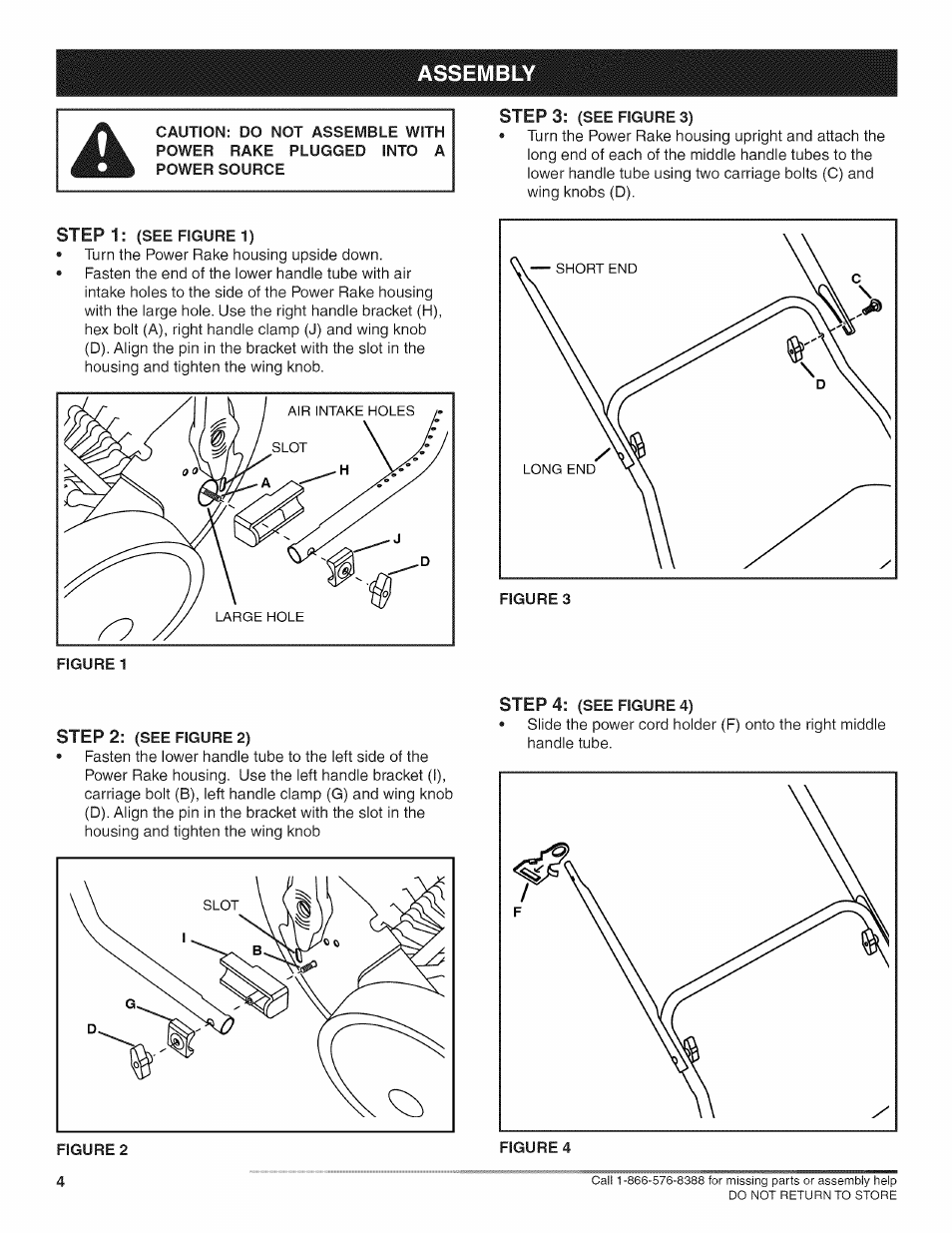 Assembly | Craftsman 486.29281 User Manual | Page 4 / 12