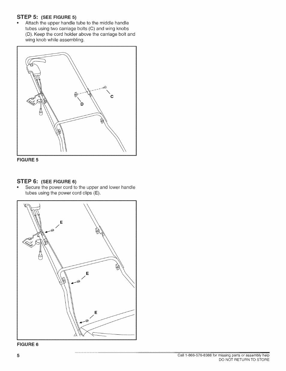 Step | Craftsman 486.29281 User Manual | Page 5 / 12