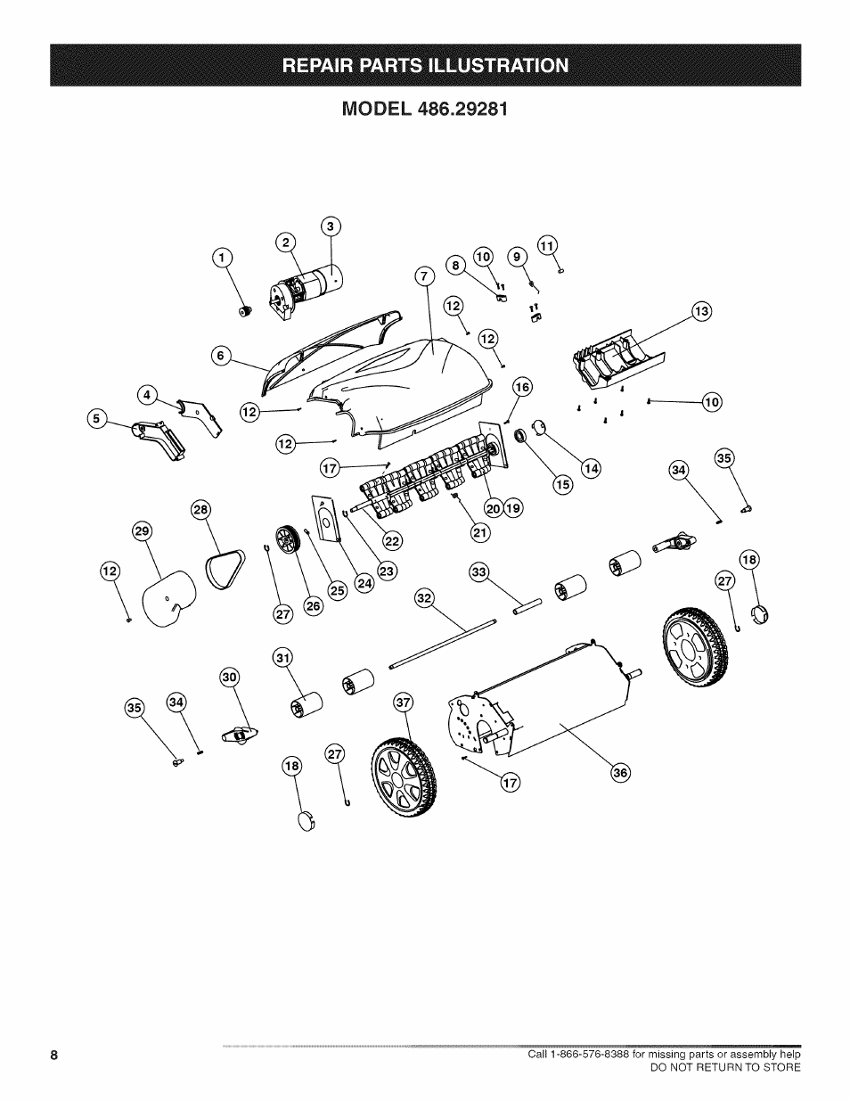 Craftsman 486.29281 User Manual | Page 8 / 12