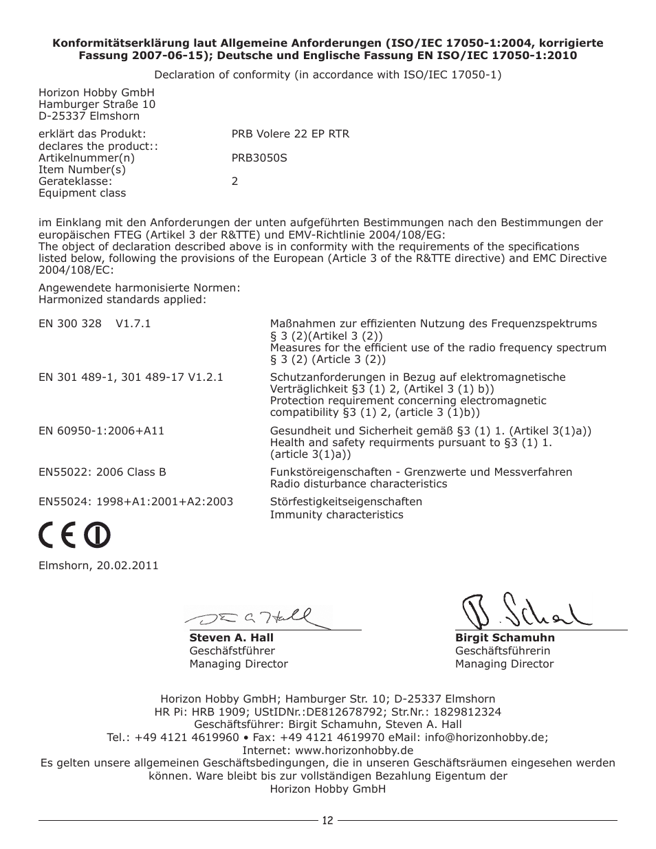 Pro Boat PRB3050S User Manual | Page 12 / 16
