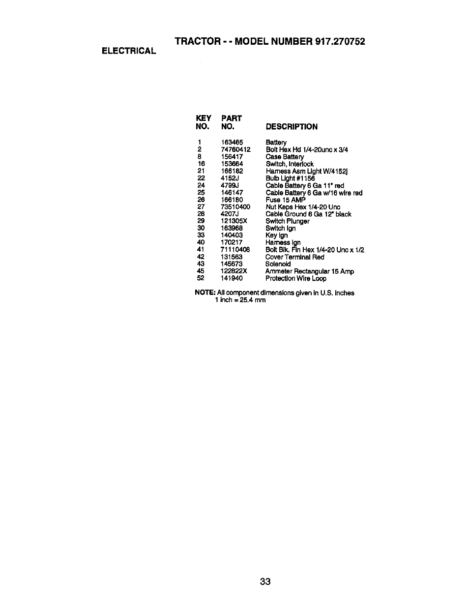 Electrical | Craftsman 917.270752 User Manual | Page 153 / 240