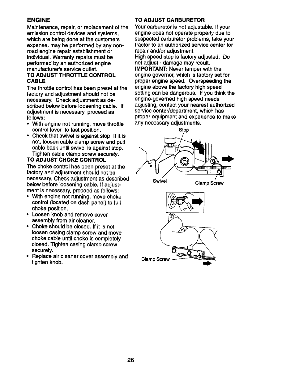 Engine | Craftsman 917.270752 User Manual | Page 26 / 240
