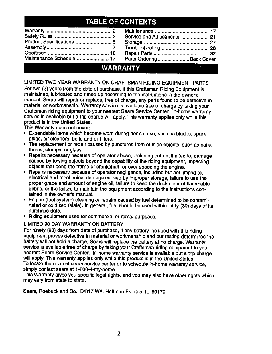 Craftsman 917.270752 User Manual | Page 62 / 240