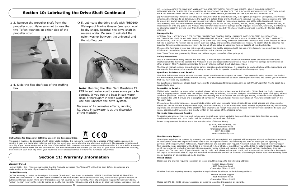 Pro Boat PRB3550 User Manual | Page 6 / 7