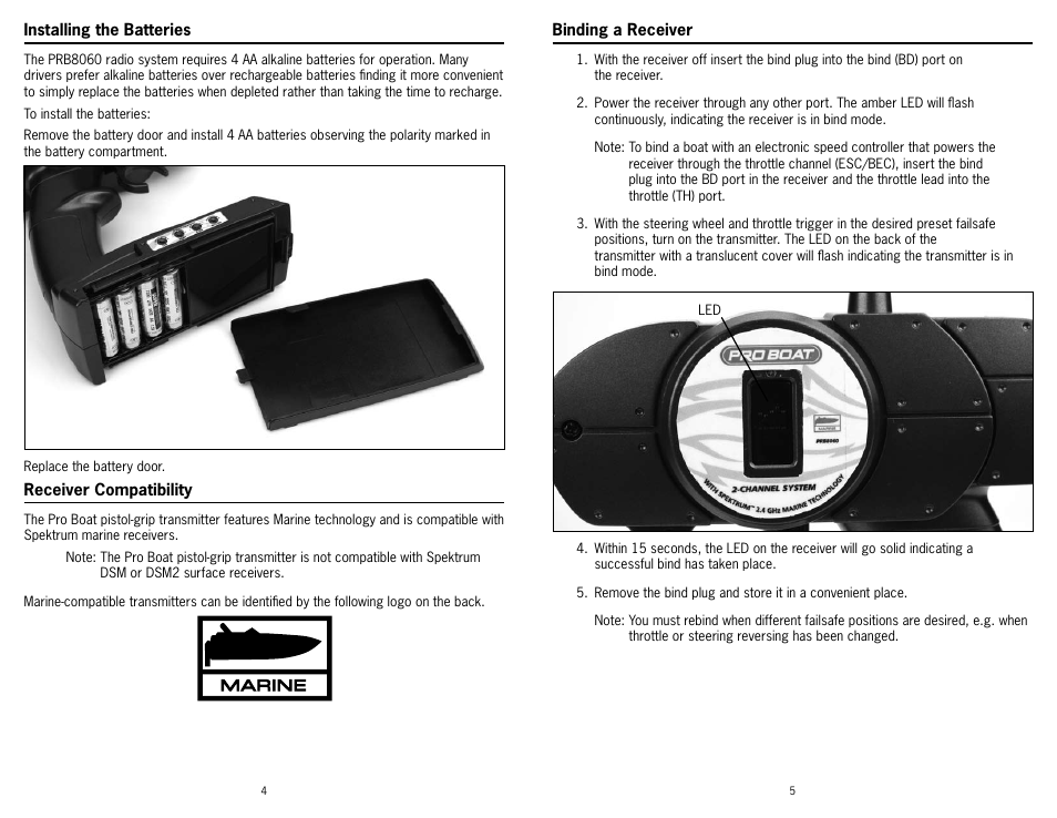 Pro Boat PRB8060 User Manual | Page 3 / 8