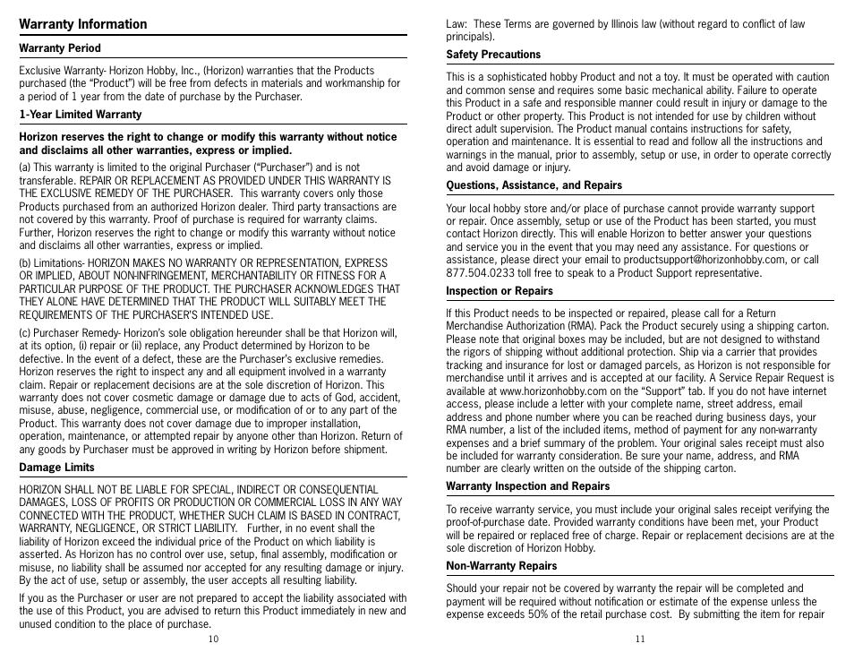Pro Boat PRB8060 User Manual | Page 6 / 8