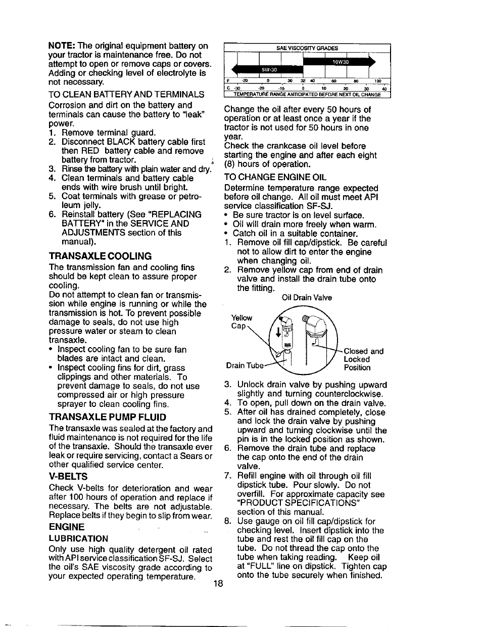 Lubrication | Craftsman 917.275280 User Manual | Page 18 / 60