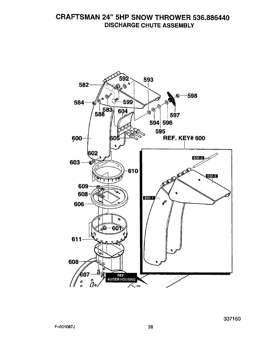 Craftsman 536.886440 User Manual | Page 38 / 54