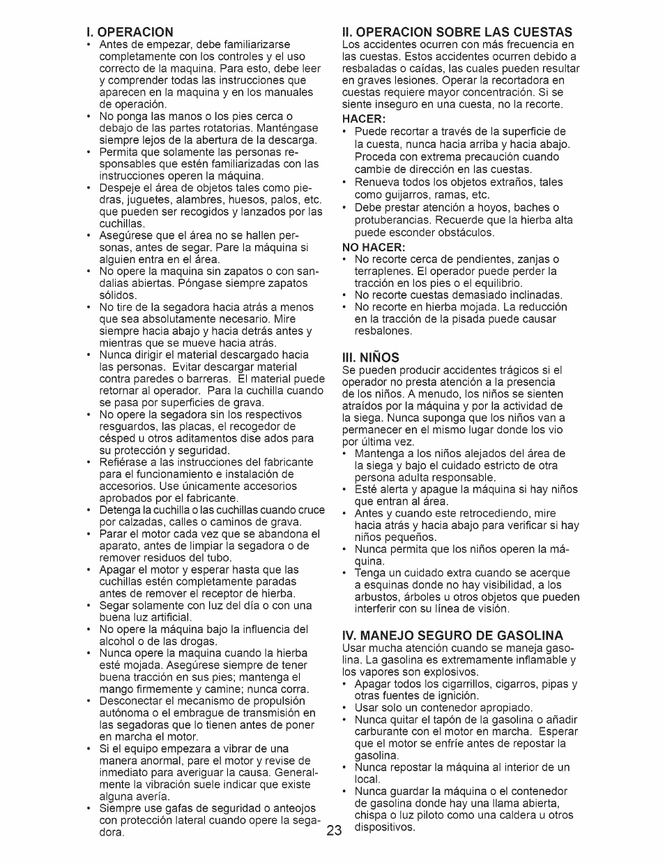 Craftsman 917.374111 User Manual | Page 23 / 52