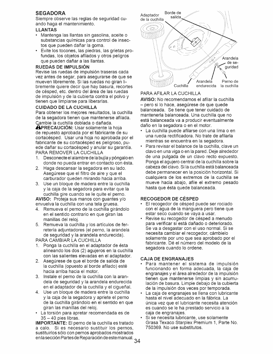 Craftsman 917.374111 User Manual | Page 34 / 52