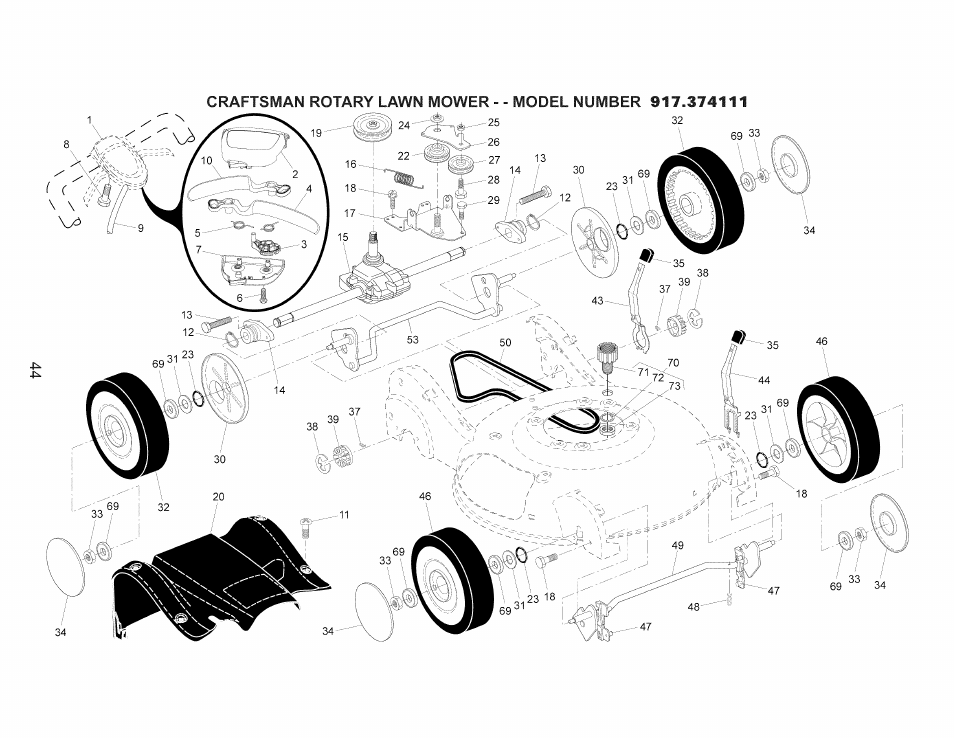 Craftsman 917.374111 User Manual | Page 44 / 52