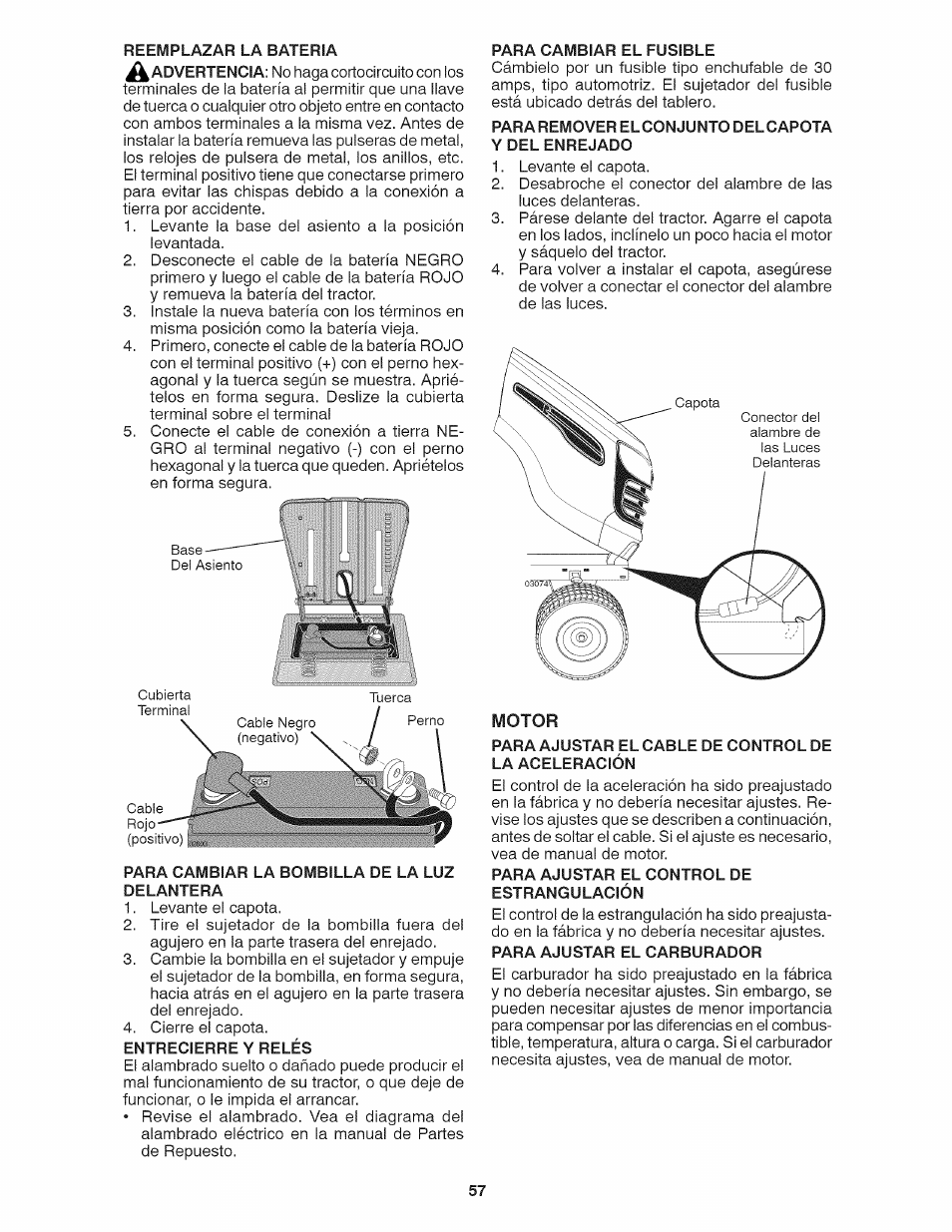 Motor | Craftsman 917.28035 User Manual | Page 57 / 64